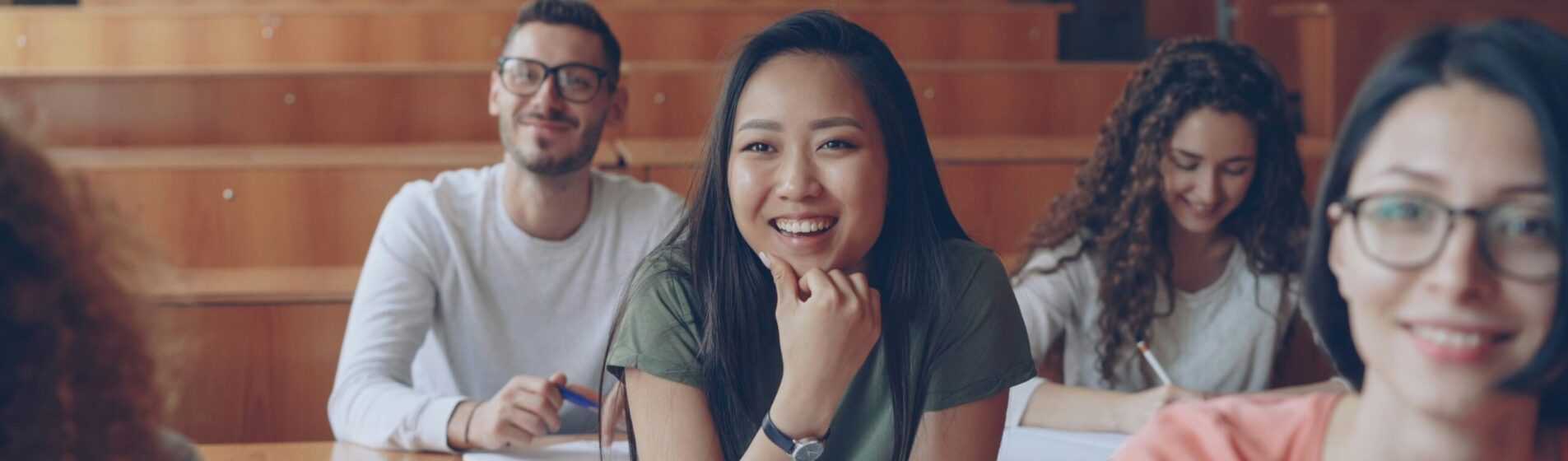 Students in a lecture hall